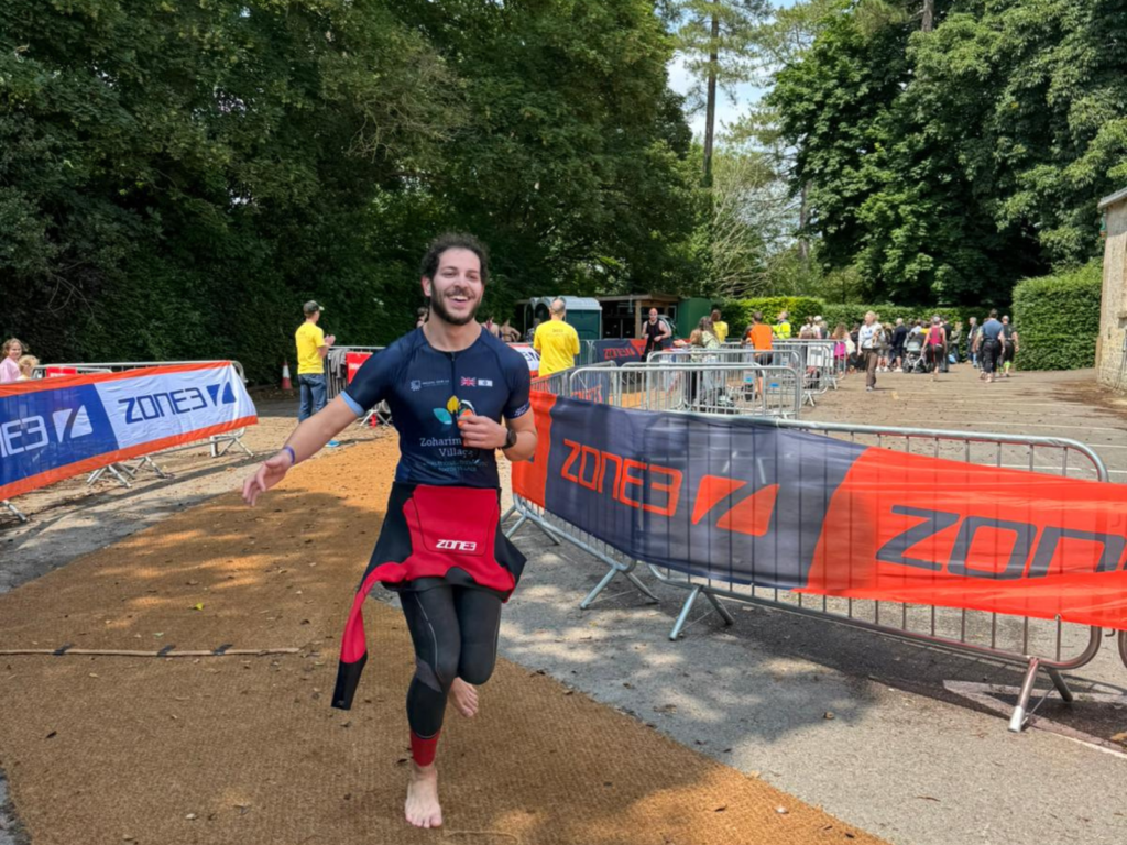Triathlon Triumph: Jack Cohen Raises £7,500 for Zoharim Youth Village